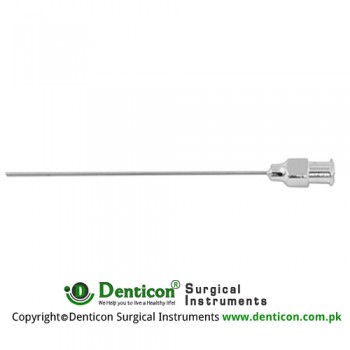 Menghini Liver Puncture Needle For Blind Lever Puncture - With Stopping Needle Stainless Steel, Needle Size Ø 1.0 x 35 mm